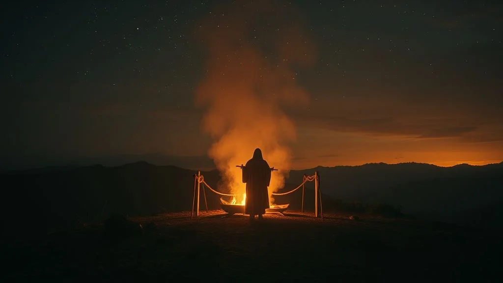 O que a bíblia fala sobre tocha de fogo